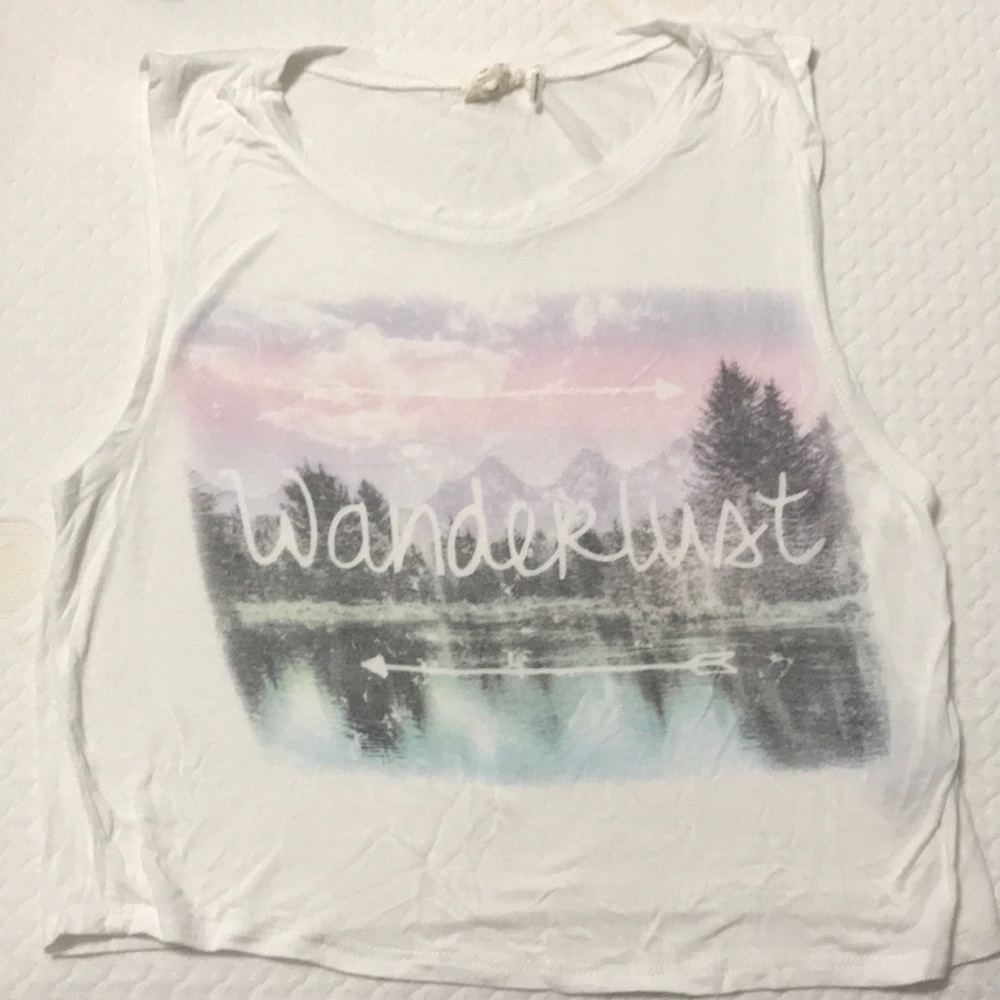 Wanderlust crop top